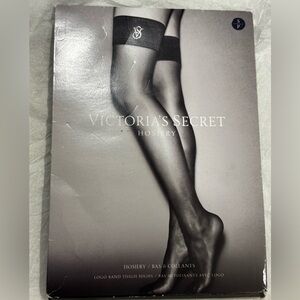 Victoria Secret Logo Band Top Thigh Highs SZ SM